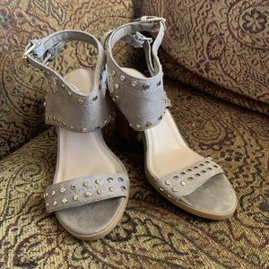 J. Adams Strappy Sandal Chunky Heels